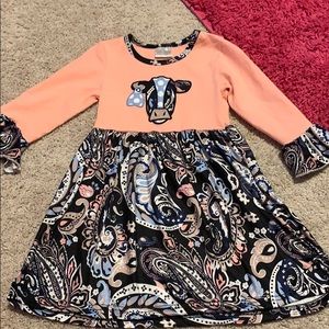Paisley Cow Dress